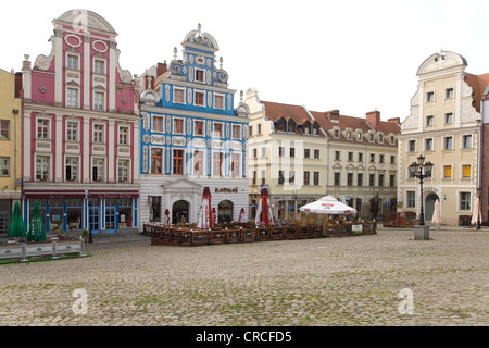Quadratische Heumarkt, Alter Markt, Alter Markt Platz, historische Stadt Stettin, Pommern, Polen, Europa, Szczecin, Oder Stockfoto