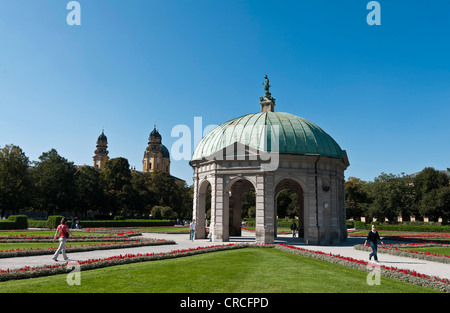 Diana Temple, Hofgarten, Hof, Garten, München, Bayern, Deutschland, Europa Stockfoto