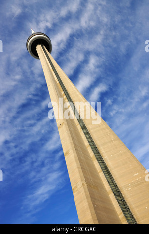 CN Tower, das Wahrzeichen von Toronto, Ontario, Kanada, Nordamerika Stockfoto