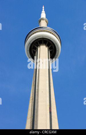 CN Tower, das Wahrzeichen von Toronto, Ontario, Kanada, Nordamerika Stockfoto