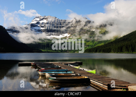 Cameron Lake in Waterton Lakes Nationalpark, Alberta, Kanada Stockfoto