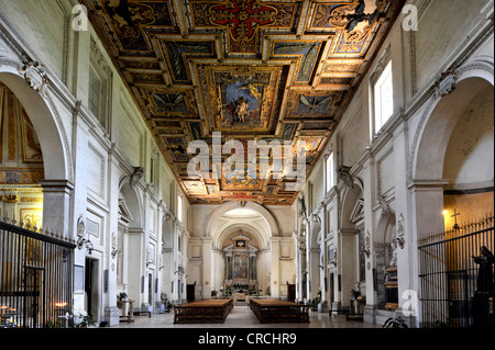 Basilika San Sebastiano Fuori le Mura über die Katakomben von San Sebastiano, Via Appia Antica, Rom, Latium, Italien, Europa Stockfoto