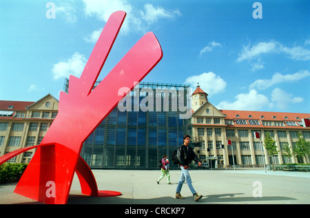 das ZKM (Zentrum für Kunst und Medientechnologie) Stockfoto