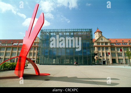 das ZKM (Zentrum für Kunst und Medientechnologie) Stockfoto