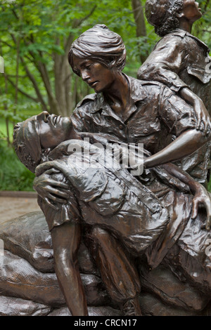 Vietnam-Krieg Krankenschwestern Memorial in Washington, D.C. Stockfoto