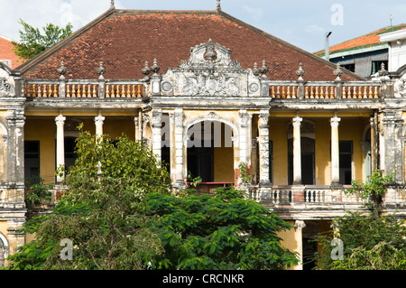 französischer Kolonialarchitektur Phnom Penh Kambodscha Stockfoto