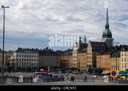 Ansicht der Stockholmer Altstadt (Gamla Stan), Schweden Stockfoto