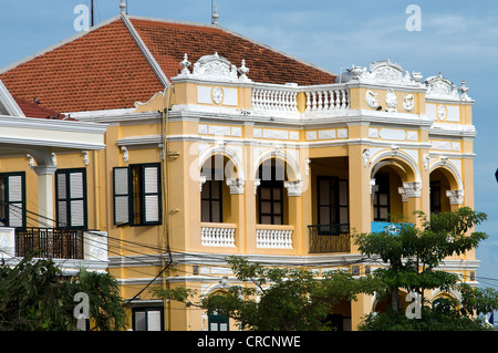 französischer Kolonialarchitektur Phnom Penh Kambodscha Stockfoto