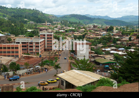 Stadtbild, Bamenda, Kamerun, Afrika Stockfoto