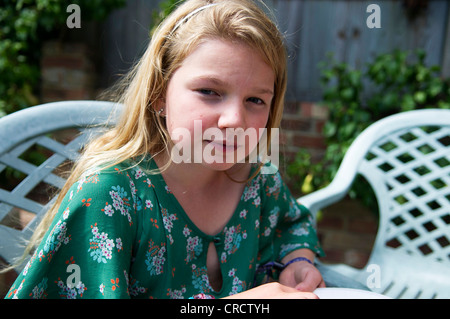 Blonde Mädchen Stockfoto