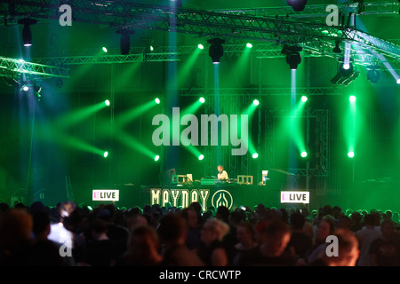 Mayday 2011 Techno-Festival, Westfalenhalle, Dortmund, Nordrhein-Westfalen, Deutschland, Europa Stockfoto