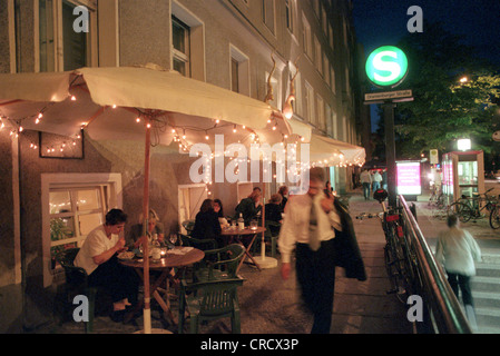 Oranienburger Straße, in der Meile im Stadtteil Mitte Stockfoto