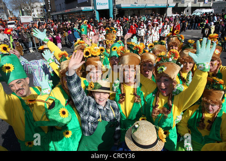 Rosenmontagszug, Karneval Umzug, Koblenz, Rheinland-Pfalz, Deutschland, Europa Stockfoto