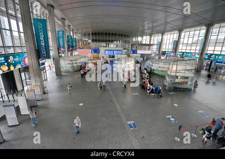 Main Hall in Warszawa Centralna Bahnhof, Warschau, Polen Stockfoto