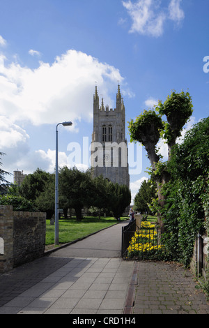 St Neots Pfarrkirche der Hl. Maria der Jungfrau Cambridgeshire Stockfoto