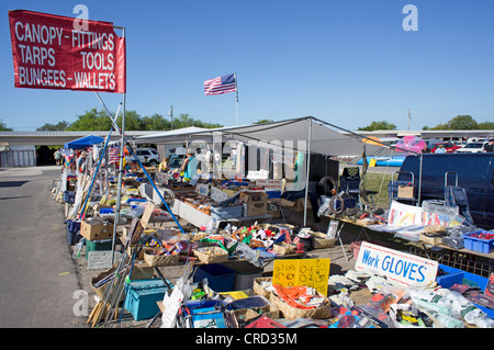 Wagon Wheel Flohmarkt, Pinellas Park, Saint Petersburg, Florida, Vereinigte Staaten, USA Stockfoto