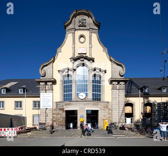 Bahnhofsgebäude, Marburg, Hessen, Deutschland, Europa, PublicGround Stockfoto