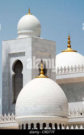 Sheikh Zayed große Moschee, Abu Dhabi, Vereinigte Arabische Emirate, Asien Stockfoto