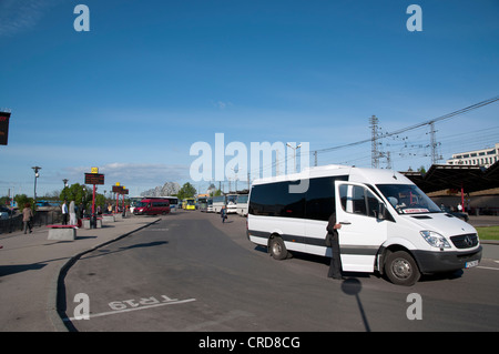Fernverkehr Busbahnhof Riga Lettland Europa Stockfoto