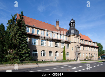Ernst-Abbe-Gymnasium, hohe Schule, Eisenach, Thüringen, Deutschland, Europa, PublicGround Stockfoto