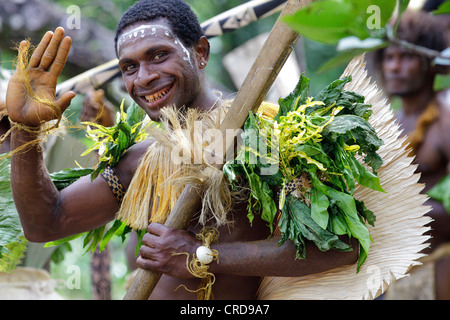 Naturvölker, Santa Cruz Island, Salomonen, Melanesien, Ozeanien Stockfoto