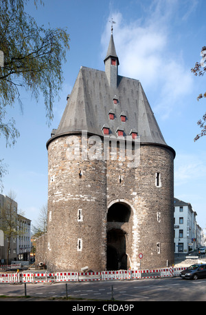 Marschiertor, mittelalterlichen Stadttor, Aachen, Nordrhein-Westfalen, Deutschland, Europa, PublicGround Stockfoto