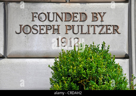 Schule des Jouralism an der Columbia University, USA, New York City, Manhattan Stockfoto