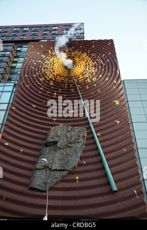 Metronom ist eine große Kunst im öffentlichen Raum-Installation befindet sich am südlichen Ende des Union Square in New York City. Stockfoto