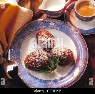 Mousse au Chocolat, Frankreich. Stockfoto