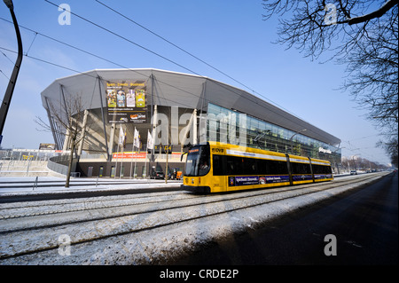 Gluecksgas-Stadion, SG Dynamo Dresden-Fußball-Stadion, Dresden, Sachsen, Deutschland, Europa, PublicGround Stockfoto