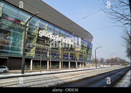 Gluecksgas-Stadion, SG Dynamo Dresden-Fußball-Stadion, Dresden, Sachsen, Deutschland, Europa, PublicGround Stockfoto