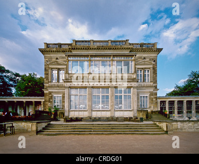 Lingnerschloss Schloss, aus dem Hof, Dresden, Sachsen, Deutschland, Europa Stockfoto