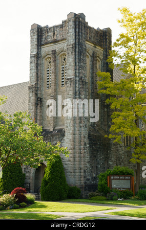 Ryerson United Church (Pacific Spirit United Church) in Kerrisdale, Vancouver, British Columbia, Kanada Stockfoto