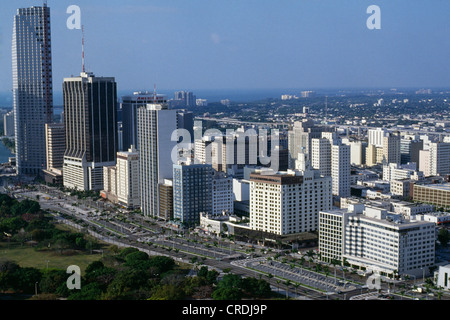 BISCAYNE BOULEVARD / MIAMI / FLORIDA Stockfoto