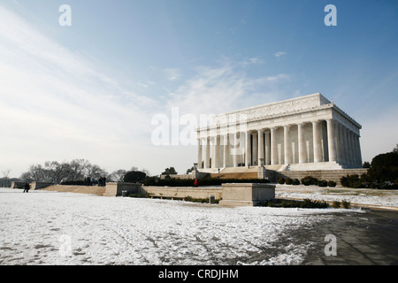 Die Abraham Lincoln Denkmal in Washington DC, USA, Amerika Stockfoto