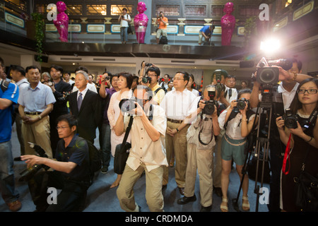 "World Fotografen Vision auf Peking" Eröffnungsabend Zeremonie und Seminar, in Peking, China Stockfoto