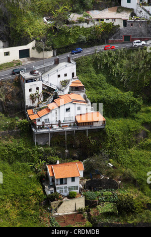 Haus am Monte, Portugal, Madeira, Funchal Stockfoto