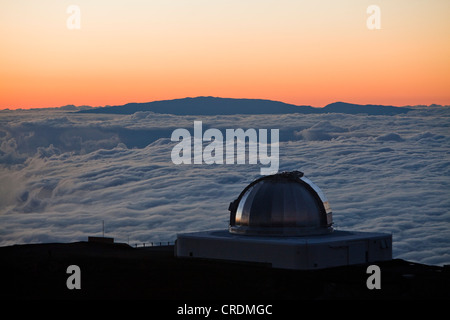 Infrared Telescope Facility, IRTF, Teleskop für Infrarot-Astronomie am Mauna Kea Observatorium auf dem Gipfel des Mauna Kea Stockfoto