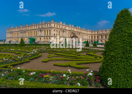 Paris, Frankreich, eine malerische Aussicht, das Schloss Versailles, Schloss, französische Gärten von Versailles Stockfoto