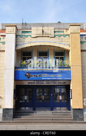 Königliches Kino, King Street, Melton Mowbray, Leicestershire, England, UK Stockfoto