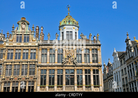 La Maison des Boulangers, Roi d ' Espagne, Bäcker Zunfthaus am Grote Markt Platz, Grand Place, Brüssel, Belgien, Europa Stockfoto