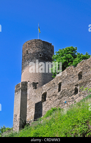 Burg Landshut Burg in Bernkastel-Kues, Rheinland-Pfalz, Deutschland, Europa, PublicGround Stockfoto