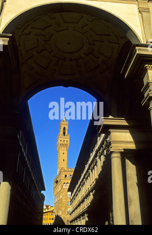 Palazzo Vecchio in Florenz, Italien Stockfoto