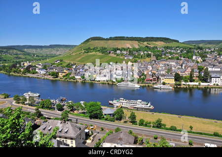 Traben-Trarbach, Mosel, Bernkastel-Wittlich Bezirk, Rheinland-Pfalz, Deutschland, Europa, PublicGround Stockfoto