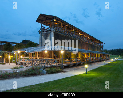 Abschluss-Haus im Kurpark von Bad Staffelstein, Oberfranken, Franken, Bayern, Deutschland, Europa Stockfoto