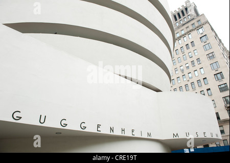 Moderne Architektur, Solomon R. Guggenheim Museum, Upper East Side, Manhattan, New York City, USA, Nordamerika Stockfoto