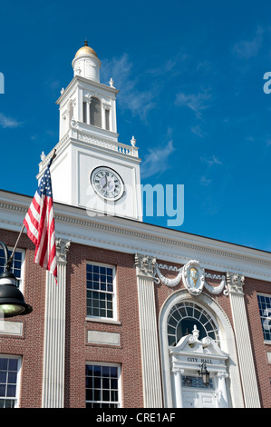 Rathaus, Kirche Straße, Burlington, Vermont, New England, USA, Nordamerika Stockfoto