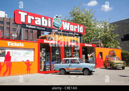 Trabi-Welt, Trabant-Museum, Berlin, Deutschland Stockfoto