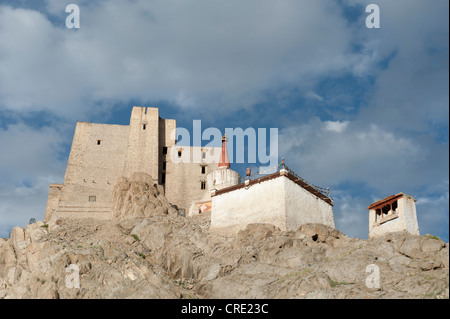 Old Royal Palace, Burg von Leh, alten Mauern, Ladakh Bezirk, Jammu und Kaschmir, Indien, Südasien, Asien Stockfoto