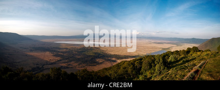 Ngorongoro Crater in Tansania, der weltweit größte Caldera, Tansania Stockfoto